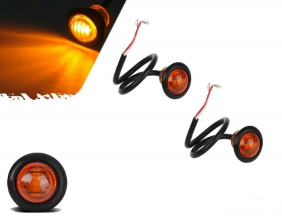 LED Φωτιστικό Σήμανσης DRL Eagle Eye 12V Πορτοκαλί 1 Τεμάχιο