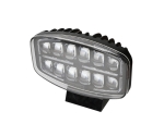 LED Προβολέας Ψυχρό Λευκό 10-30 Volt Υψηλής Ισχύος 50W με Δυναμικό Οβάλ DRL Λευκό - Πορτοκαλί IP68 E9