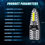 T10 LED Can Bus 2 SMD 7020 12V Ψυχρό Λευκό 2 Τεμάχια