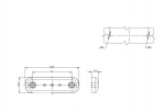 LED Όγκου Е-Mark 12V / 24V IP68 Λευκό Με 3 SMD 8,4см