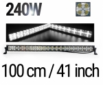 LED Μπάρα CROSS DRL 240 Watt 10-30 Volt DC Ψυχρό Λευκό 100cm