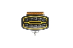 LED Προβολέας 10-30 Volt 55W με Ενσωματωμένο STROBE Οδικής Βοήθειας Λευκό / Λευκό - Λευκό / Πορτοκαλί IP68 E4 245mm x 167mm x 90mm