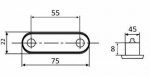 LED Όγκου με 2 LED 12V IP66 Ψυχρό Λευκό 75mm х 22mm