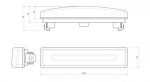 LED Φωτιστικό Σήμανσης για Scania Πορτοκαλί NEON Е-Mark 12V / 24V IP68