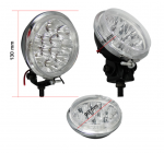 Σετ Προβολέας LED 27 Watt Υψηλής Ισχύος 10-30 Volt 12 LED 90mm х 130mm х 55mm