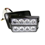 LED Φώτα Οδικής Βοήθειας 12V / 24V Πορτοκαλί Εξωτερικά 8 LED 130mm x 75mm