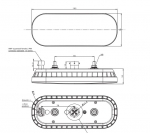 LED Σετ Е-Мark Φανός Οπίσθιος 12V / 24V Φρένων - Tρεχούμενο φλας - Πορείας με Πρίζα και Καλωδίωση Βιδωτά