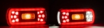 Σετ LED Е-Мark Φανός Οπίσθιος 12V / 24V Φρένων - Φλάς - Όπισθεν - Πορείας - Πινακίδα με Πρίζα και Καλωδίωση Βιδωτά