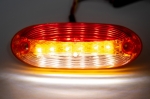 LED Φωτιστικό Πλευρικής Σήμανσης Πορτοκαλί / Λευκό / Κόκκινο 125mm X 44mm 24V