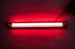 LED Φωτιστικό Πλευρικής Σήμανσης NEON 24cm Κόκκινο με 12 LED 12V / 24V IP68