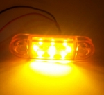 LED Όγκου Е-Mark 12V IP68 Πορτοκαλί Με 9 SMD 8,5см