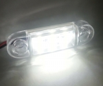 LED Όγκου Е-Mark 24V IP68 Λευκό Με 9 SMD 8,5см