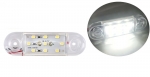 LED Όγκου Е-Mark 24V IP68 Λευκό Με 9 SMD 8,5см