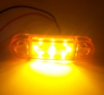 LED Όγκου Е-Mark 24V IP68 Πορτοκαλί Με 9 SMD 8,5см