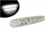 LED Όγκου Е-Mark 12V IP68 Λευκό Με 9 SMD 10см