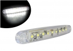 LED Όγκου Е-Mark 24V IP68 Λευκό Με 9 SMD 10см