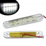 LED Όγκου Е-Mark 12V IP68 Λευκό Με 12 SMD 13см