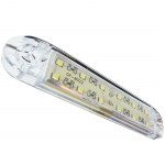 LED Όγκου Е-Mark 12V IP68 Λευκό Με 12 SMD 13см