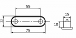 LED Όγκου Πλευρικής Σήμανσης Χωνευτώ Λευκό 12V IP68