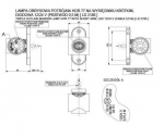 Σέτ LED Όγκου Κερατάκια 3D 12V / 24V IP68 Κόκκινό / Λευκό / Πορτοκαλί με Е-Mark 100mm x 54mm x 55mm