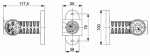 Σέτ LED 3D εφέ φωτός Τριπλά Πλευρικά Φώτα Е-Mark 12см Κόκκινα / Λευκά / Κίτρινα 12V / 24V