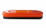 LED Όγκου Πλευρικής Σήμανσης με Βάση NEON Πορτοκαλί με Е-Mark 12V / 24V IP68 110mm x 45mm x 15mm