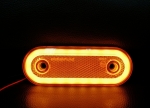 LED Όγκου Πλευρικής Σήμανσης με Βάση NEON Πορτοκαλί με Е-Mark 12V / 24V IP68 110mm x 45mm x 15mm