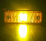 LED Φωτιστικό Πλευρικής Σήμανσης με Βάση 24V 100mm x 30mm