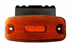 LED Φωτιστικό Πλευρικής Σήμανσης Πορτοκαλί με Βάση 12V - 24V 110mm x 30mm
