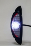 LED Όγκου Κατακόρυφο Πλευρικό Θέσης 12V/24V IP68 Κόκκινό / Λευκό 123mm x 40mm x 37mm