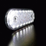 LED Όγκου Πλευρικής Σήμανσης 20 LED Λευκό 12V IP68 115mm x 45mm x 10mm