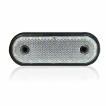 LED Όγκου Πλευρικής Σήμανσης 20 LED Λευκό 12V IP68 115mm x 45mm x 10mm