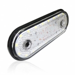 LED Όγκου Πλευρικής Σήμανσης 20 LED Λευκό 12V IP68 115mm x 45mm x 10mm