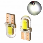 LED T10 COB SMD 12V Ψυχρό Λευκό 2 Τεμάχια με Επικάλυψη Σιλικόνης