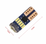 Σέτ Λαμπτήρας LED T10 12V Can Bus με 15 SMD Ψυχρό Λευκό 2 Τεμάχια