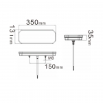 Σετ LED Neon Е-Мark Φανός Οπίσθιος 10V / 30V Φρένων - Tρεχούμενο φλας - Όπισθεν - Πορείας