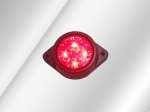LED Φωτιστικό Πλευρικής Σήμανσης 5 LED Κόκκινο 24V 60mm