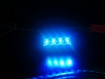 LED Όγκου 4 LED Πλευρικής Σήμανσης Μπλέ 12V / 24V IP68 90mm x 30mm