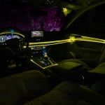 Εύκαμπτο Φωτιζόμενο LED Καλώδιο Neon 12V για Εσωτερική Διακόσμηση Αυτοκινήτου 2m Κίτρινη