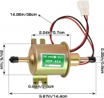 Ηλεκτρική Εξωτερική Αντλία Καυσίμου 12V για Χαμηλή Πίεση