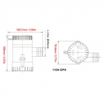 Υποβρύχια Αντλία Νερού 12V 1100GPH - 3500GPH για Αποστράγγιση ή Μεταφορά