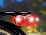 Πίσω Στοπ Ποδηλάτου Γενικής Χρήσης με Ενσωματωμένο Ανακλαστήρα 3 LED με Μπαταρίες DUNLOP
