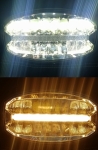 LED Προβολέας 10-30 Volt Υψηλής Ισχύος 80W Λευκό / Πορτοκαλί 242mm x 138mm x 93mm IP68 E-mark