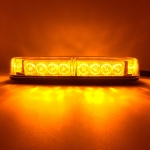 LED Φάρος Πορτοκαλί 12V / 24V Με Μαγνήτη 24 LED μέ Διάφανο Γυαλί 28cm x 17cm x 6cm