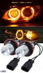 Λάμπες Αυτοκινήτου Angel Eyes για BMW E39 / E60 / E53 X5 / E65 / E87 / E63 LED Κίτρινο 5W 2τμχ.