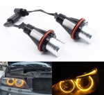 Λάμπες Αυτοκινήτου Angel Eyes για BMW E39 / E60 / E53 X5 / E65 / E87 / E63 LED Κίτρινο 5W 2τμχ.