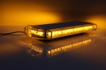 LED Φάρος Πορτοκαλί 12V / 24V Με Μαγνήτη και Διάφανο Γυαλί 55cm x 22cm x 8cm