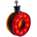 LED Φωτιστικό Σκουλαρίκι Πλευρικής Σήμανσης Πορτοκαλί / Κόκκινο 24V για Scania / Volvo / MAN / DAF / Mercedes
