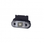 LED Φωτιστικό Πλευρικής Σήμανσης με Βάση 12V / 24V Λευκό 120mm X 46mm