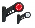 Σέτ LED Όγκου Κερατάκια 12V / 24V IP66 Κόκκινό / Λευκό με Περιστρεφόμενο Εφέ Φωτός Mini 13cm